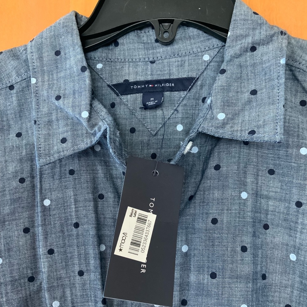 NWT Tommy Hilfiger Polka Dot Shirt Dress